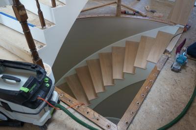 Stair-Stairs-Railing-Refinishing, stair refinishing aurora, stair refinishing newmarket-Install-Refinish-Cap-Aurora-Newmarket-King-Vaughan-York-Ontario